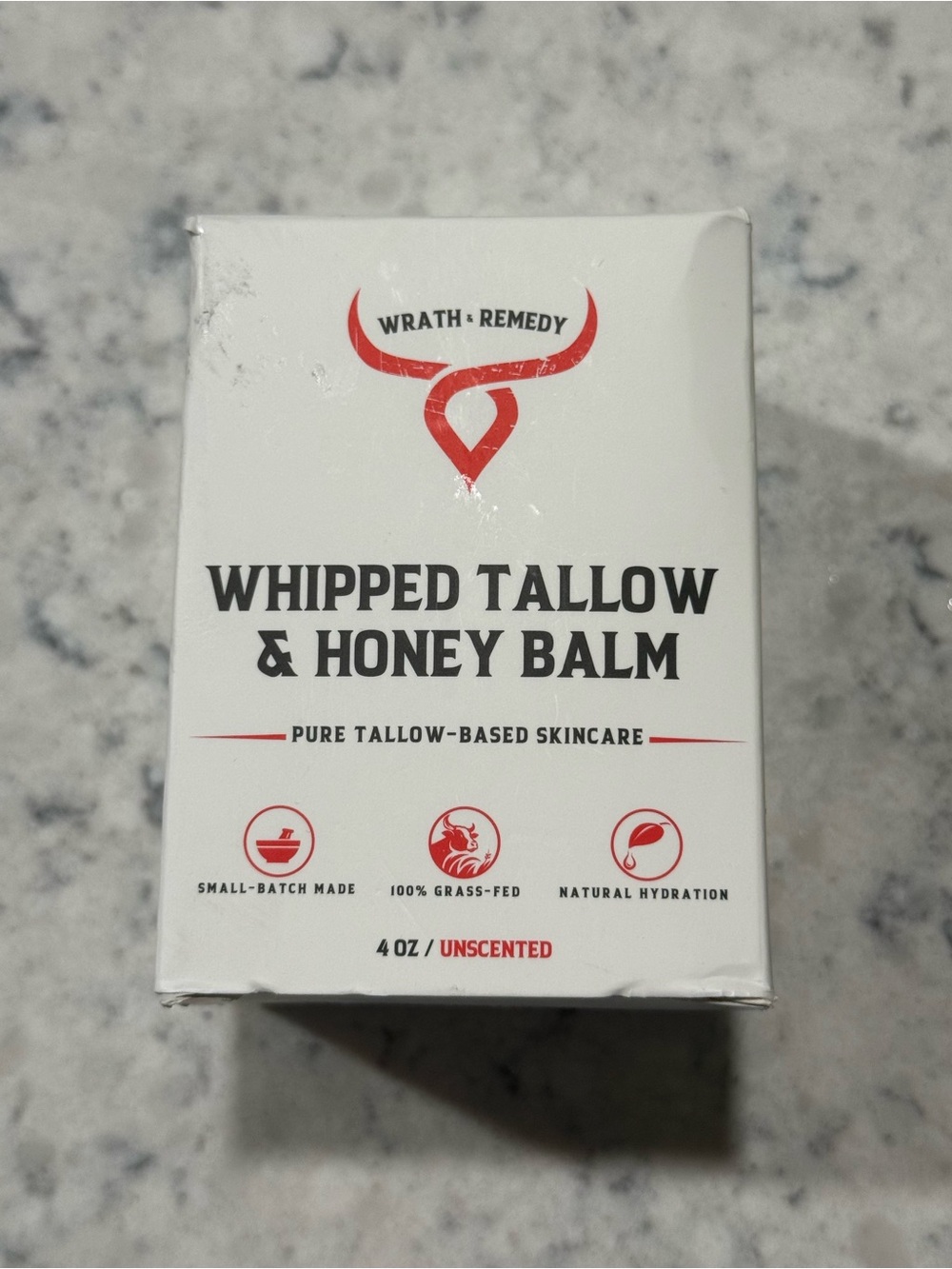 Whipped Tallow & Honey Balm - Unscented 4oz